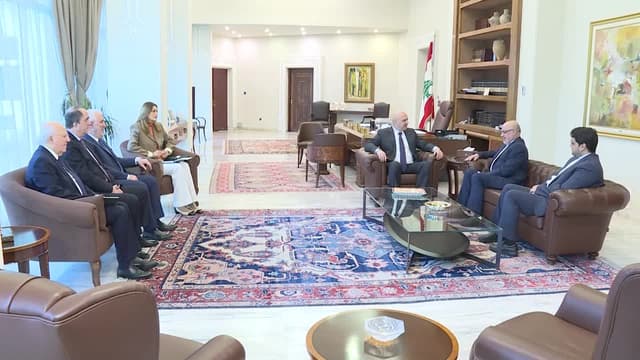 دیدارهای رسمی رئیس‌جمهور لبنان: بدرقه سفیر ایران، بررسی مسائل امنیتی و انتخابات، و نشست با خبرگان تخمین املاک